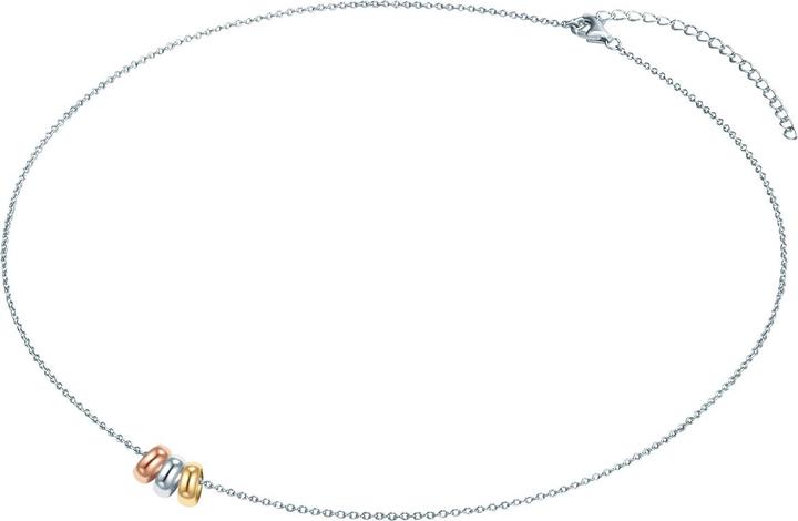 Image du produit Trilani Femme argent sterling argent/or jaune/or rose 42,0 cm chaîne de base + 5,0 cm extension - 28329 (Argent Sterling, 42 - 47 cm)