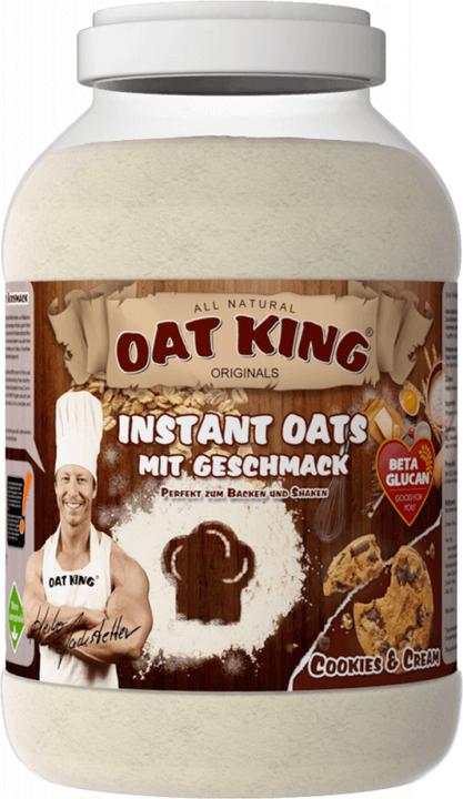 Image du produit Oat King 100% avoine complète en poudre avec arôme (boîte de 4000g) (Cookies and Cream, 1 pcs, 4000 g)