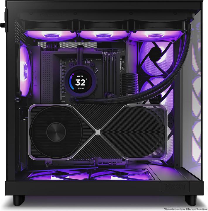 Actual product image NZXT H6 Flow RGB (ATX, mATX, Mini-ITX)