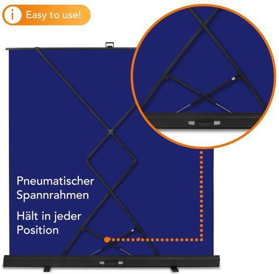Actual product image Walimex pro Roll-up panel background blue 210x220 (220 cm, 220 cm)