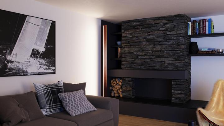 Image du produit kln.swiss Lampadaire en bois Columna (4845 lm)