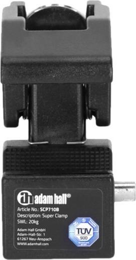 Actual product image Adam Hall SCP 710 B SET 1 Universal hook