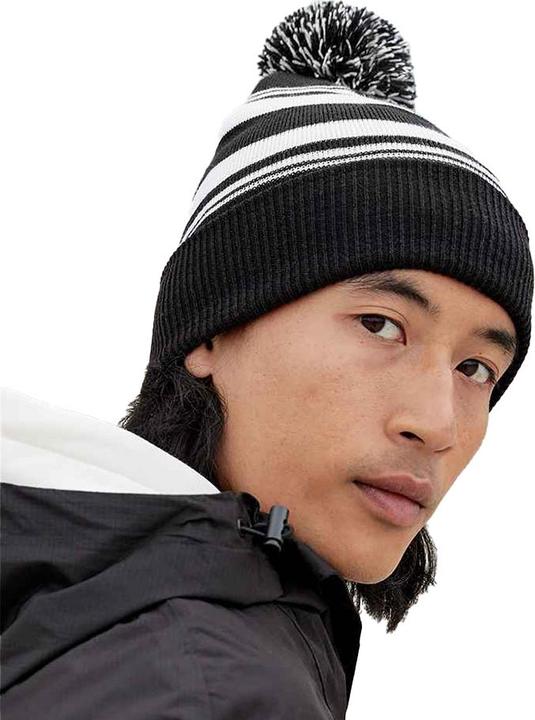 Produktbild Beechfield Erwachsene Fan Striped Beanie