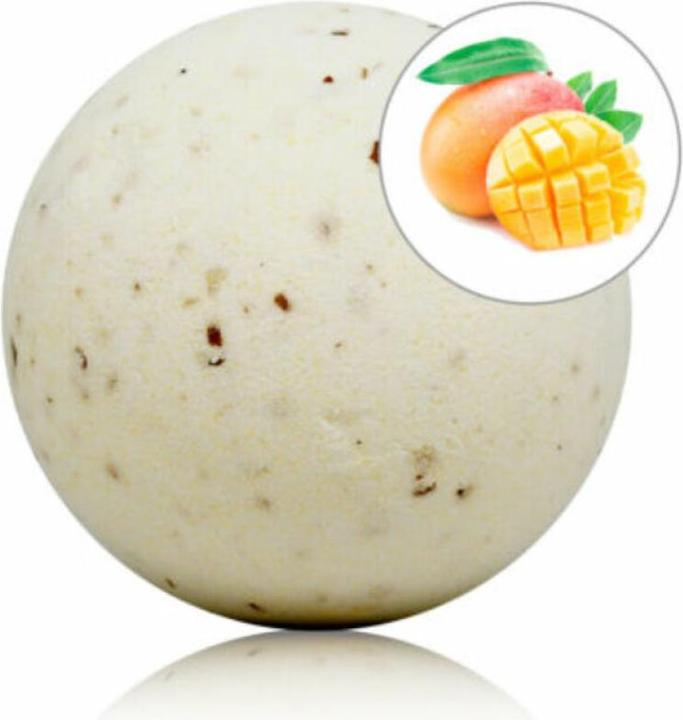 Actual product image Taloka Mango Scented Bath Bomb With Rose Petals (Bath bombs)