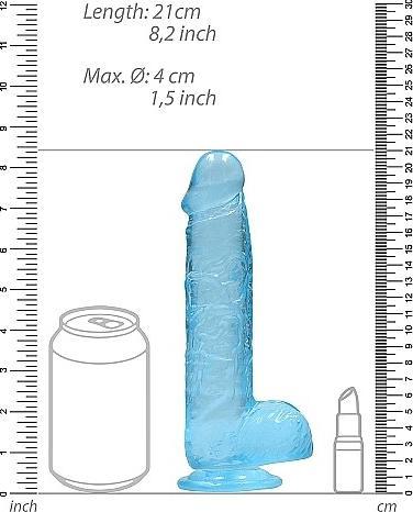 Image du produit RealRock 8" / 19 cm Realistic Dildo with Balls