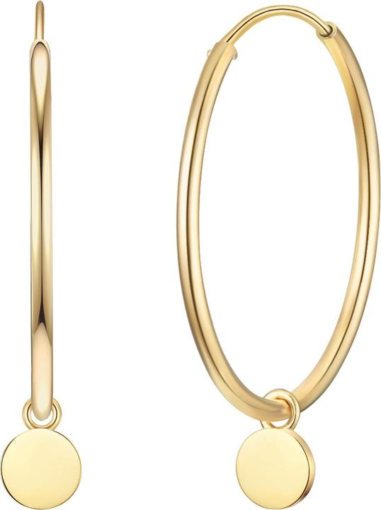 Glanzstücke München Damen Kreis Sterling Silber gelbgold - 31446 (Sterling Silber)
