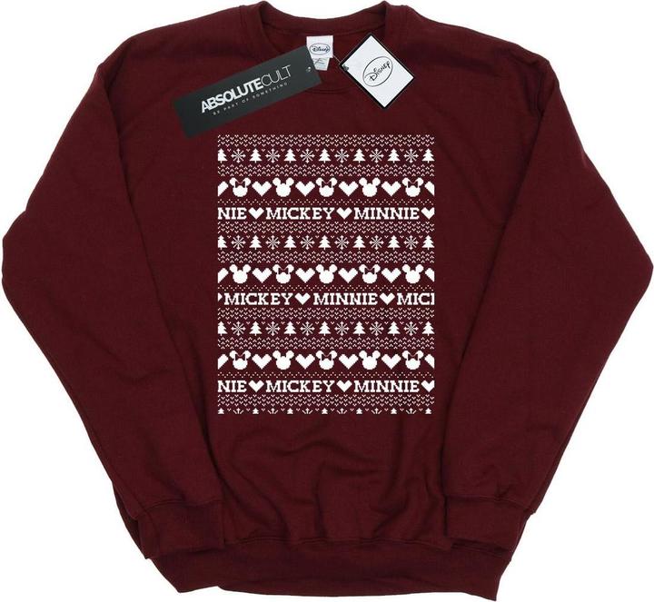 Produktbild Disney Mickey And Minnie Christmas Fair Isle Sweatshirt (L)