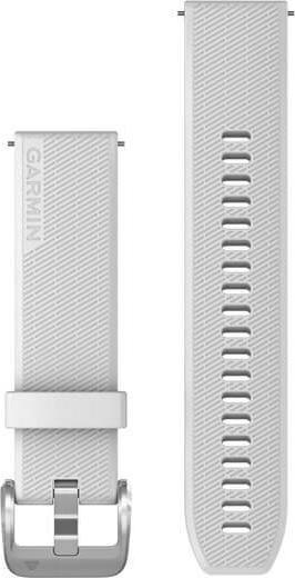 Produktbild Garmin Quick Release Band 20, White with Polished Silver Hardware