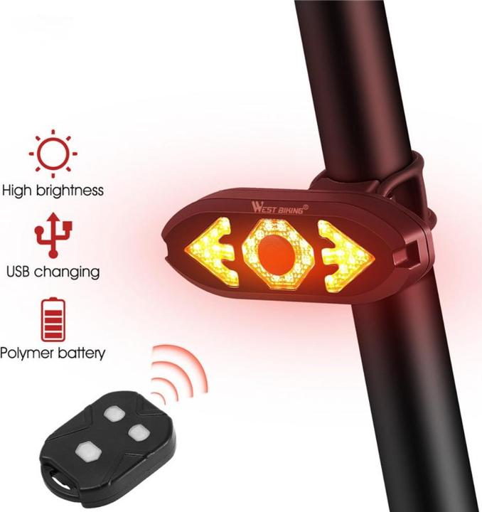 Produktbild West Biking Fahrrad Rücklicht