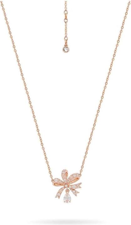 Actual product image Swarovski Volta Necklace Loop Small White Rose Gold (Swarovski Metal, 38 - 43 cm)