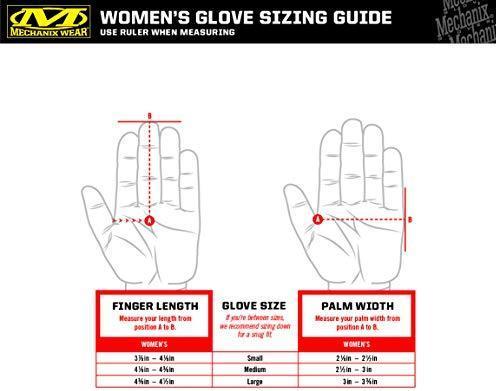 Actual product image Mechanix Wear Women's gloves Mechanix FastFit® Women, black, size S. Wrinkled cuff, 0.6 mm faux leather, TrekD (S)