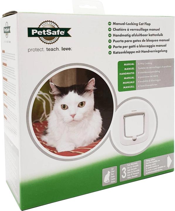 Staywell Katzenklappe 4 Positionen (Manuelle Katzenklappe)