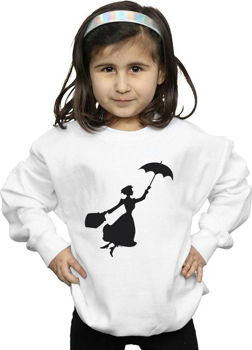 Immagine prodotto Disney Mary Poppins Flying Silhouette Felpa Ragazze (140, 146)