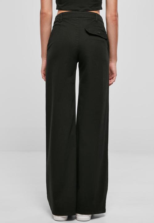 Produktbild Urban Classics Ladies High Waist Wide Leg Chino Pants (28)