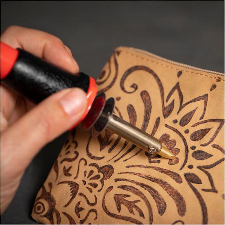 Produktbild Creativ Company Kunstledertasche Braun, 21x18cm