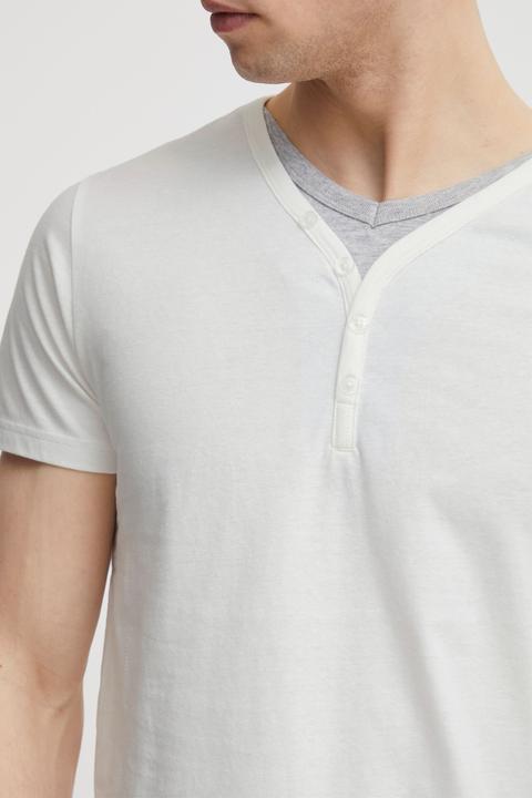 Immagine prodotto Solid Dorian T-Shirt A Maniche Corte Maglietta Da Uomo Con Collo Grandad (XL)