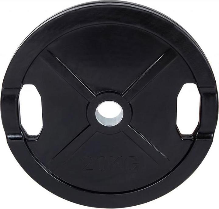 Actual product image Fitcom Rubberised Olympia weight plate (1 x 20 kg)