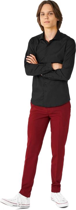 Actual product image OppoSuits Teen Black Knight shirt for teenagers (134, 140)