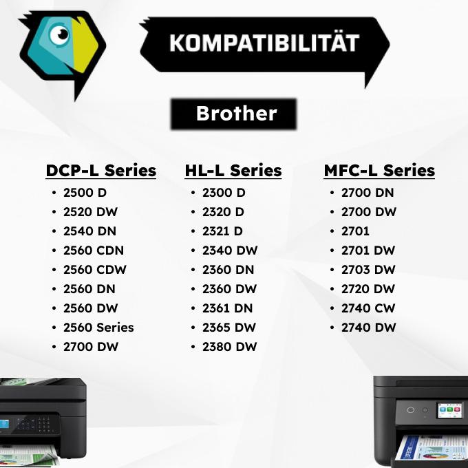 Actual product image Inkadoo Toner Compatible with Brother TN-2310 Toner, Black Black (FC)