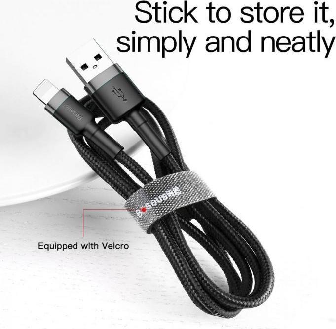 Actual product image Baseus Cafule Series for Apple (0.50 m, USB 2.0)