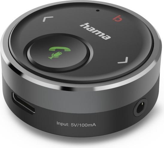 Actual product image Hama Bluetooth® receiver for car, 3.5 mm plug, voice control, hands-free operation (Receiver)