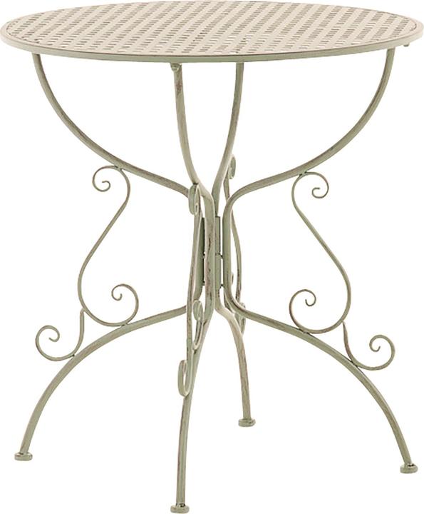 Produktbild Swisshandel24 Tisch Amanda, antik-grün (70 cm)