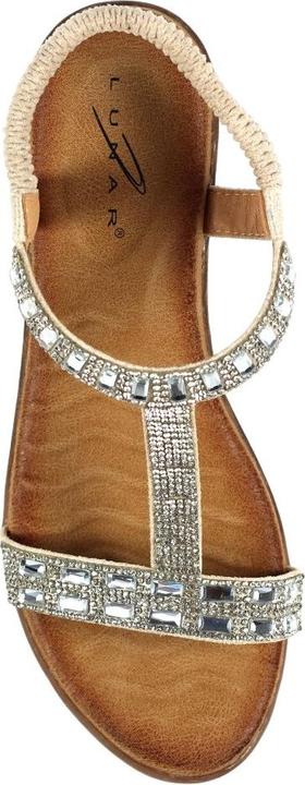 Actual product image Lunar Womens/Ladies Macie Wedge Sandals (40)
