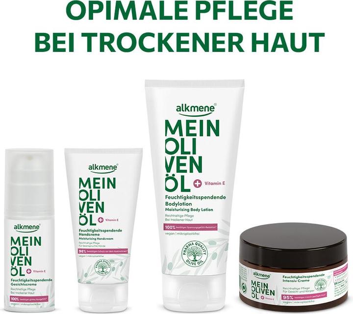 Produktbild Alkmene MEIN OLIVENÖL, Feuchtigkeitsspendende Intensiv Creme (Körpercreme, 200 ml)