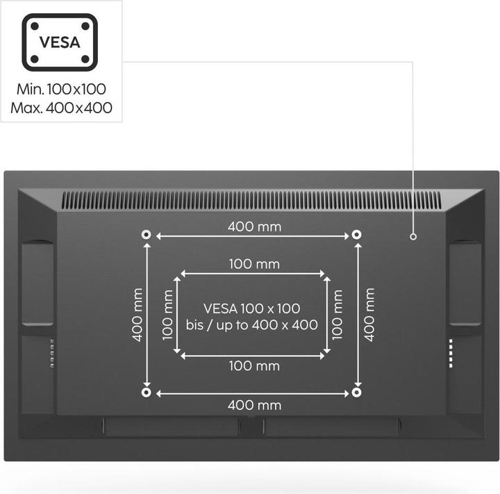 Actual product image Hama TV stand (Universal, 55", 30 kg)