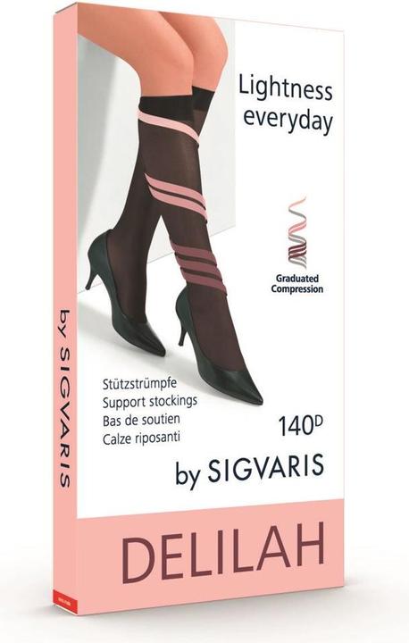 Sigvaris Delilah A-D 140 MESH Gr2 geschlossener Fuss skin (140 DEN)