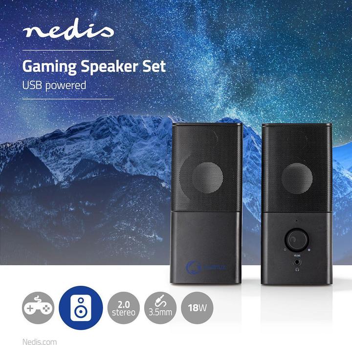 Immagine prodotto Nedis Altoparlante da gioco GSPR10020BK