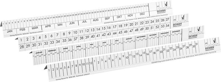 Actual product image Eichner 100 labelling labels for hanging files white (100 Piece)