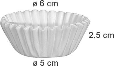 Produktbild Tescoma Weisse Auflaufförmchen ¢ 6 cm, 100 Stück delicia (6 cm)