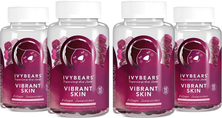 Produktbild IVYBears Vibrant SKIN 4 Pack (4 Stück, Gummies, 600 g)
