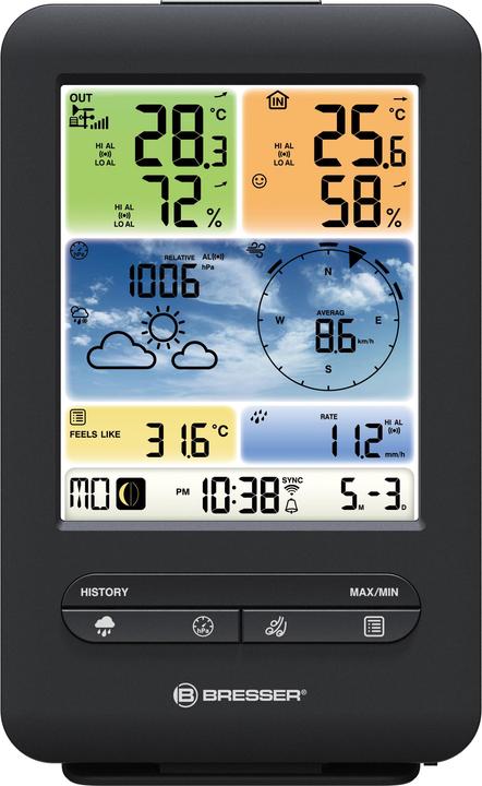 Produktbild Bresser Wetter Center 5-in-1 WLAN Profi-Sensor V