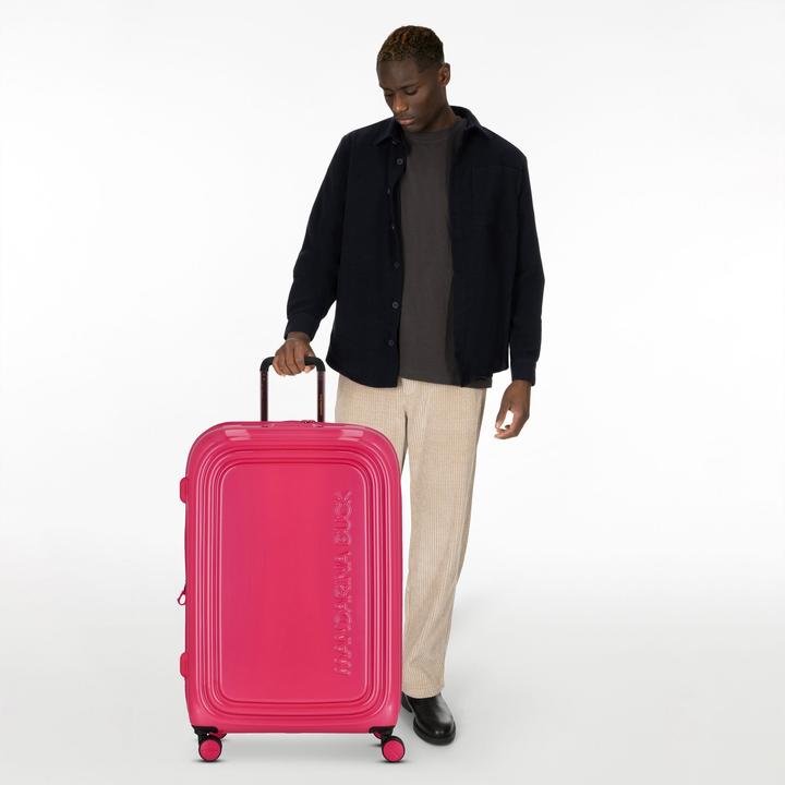 Immagine prodotto Mandarina Duck Logoduck + Metal 4 Rollen Trolley 75 cm mit Dehnfalte (83 l, XL (da 115l))