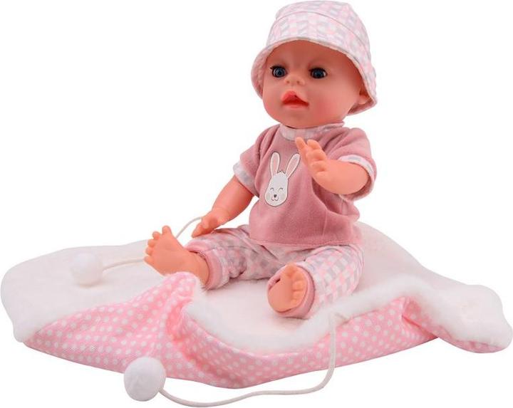 Image du produit Baby Rose Poupée bébé Deluxe, 35 cm