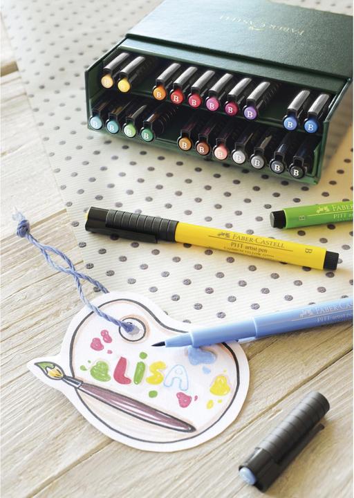 Immagine prodotto Faber-Castell Pennello PITT Artista Pennello (Multicolore, 24 x)