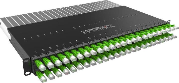 Produktbild PATCHBOX 365 CAT.6A STP GREEN 0,8M