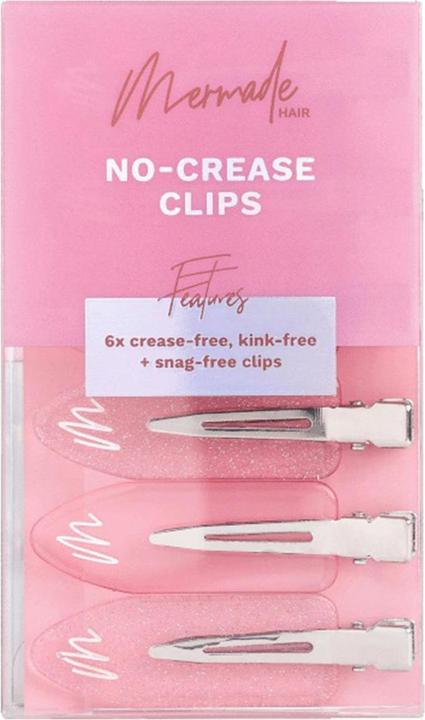 Mermade Grip Clips Pink (6 pcs)
