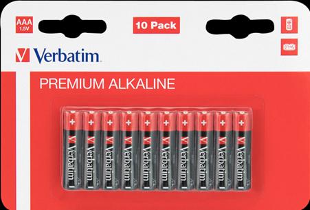 Produktbild Verbatim AAA Alkaline Battery (10 Stk., AAA)