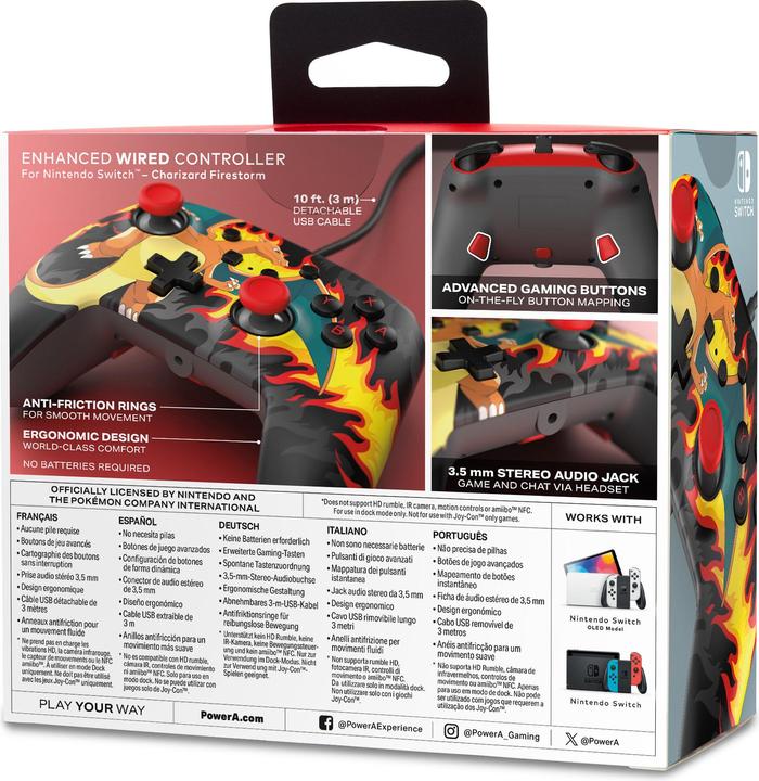 Produktbild PowerA Enhanced Wired Controller (Switch, Switch Lite, Switch OLED)