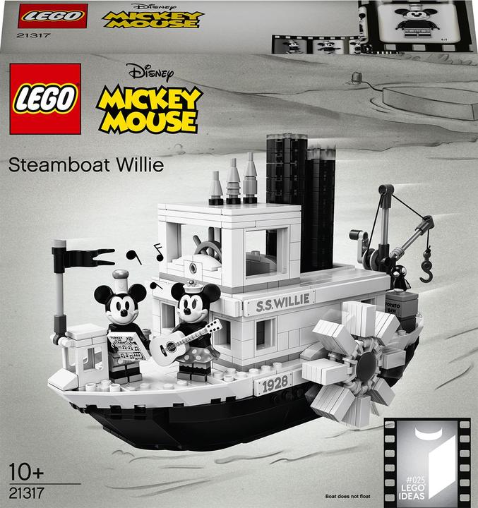LEGO Steamboat Willie (21317, LEGO Ideas, LEGO Seltene Sets)