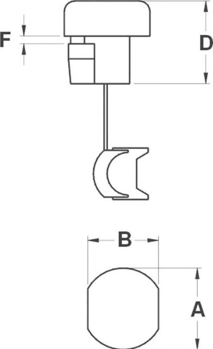 Actual product image Tru Components TC-SR-F32203 Strain relief Clamping Ø (max.) 5.6 mm Plate thickness