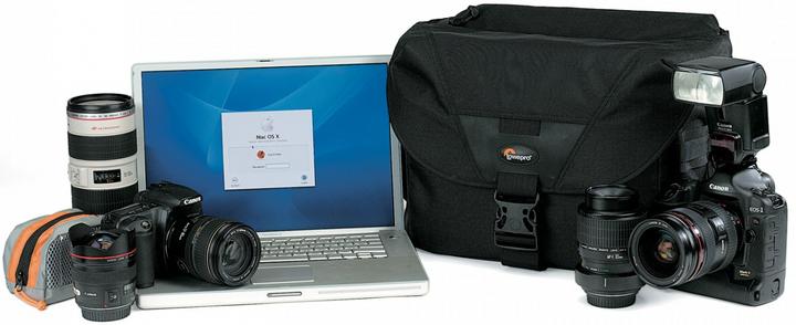 Produktbild Lowepro Stealth Reporter D550 AW, Schultertasche, Schwarz (Kamera Schultertasche)