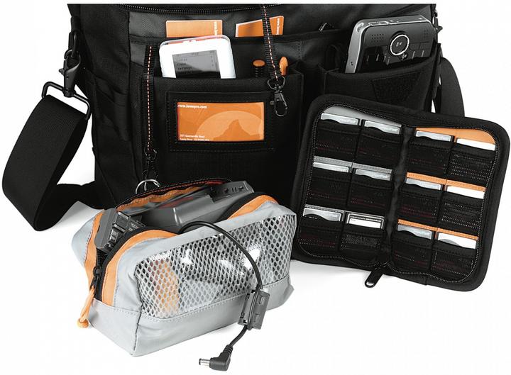 Produktbild Lowepro Stealth Reporter D550 AW, Schultertasche, Schwarz (Kamera Schultertasche)