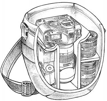 Produktbild Tamrac Velocity 9, Kameratasche Schwarz (Kamera Schultertasche, Fotorucksack)