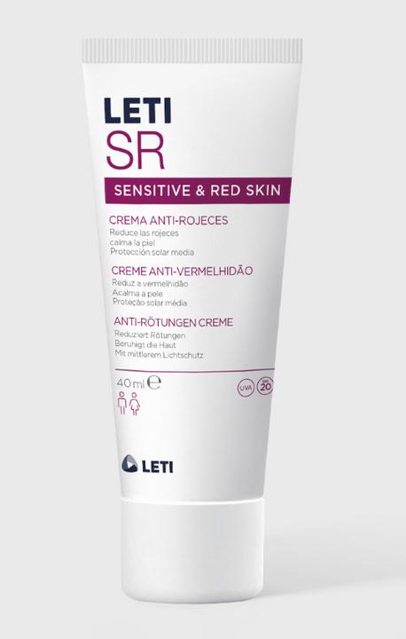 Produktbild Leti LETISR Anti-Rötungen Creme für sensible Haut, 40 ml Creme (40 ml, Tagescreme, SPF 20)