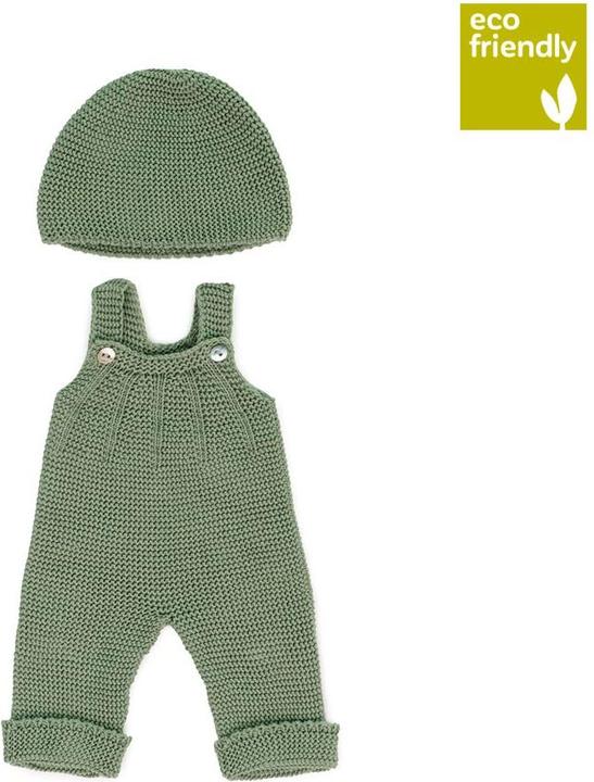 Produktbild Miniland Kleiderset Strick Latzhose&Mütze