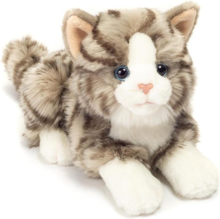 Image du produit Teddy Hermann Chat couché peluche (20 cm)